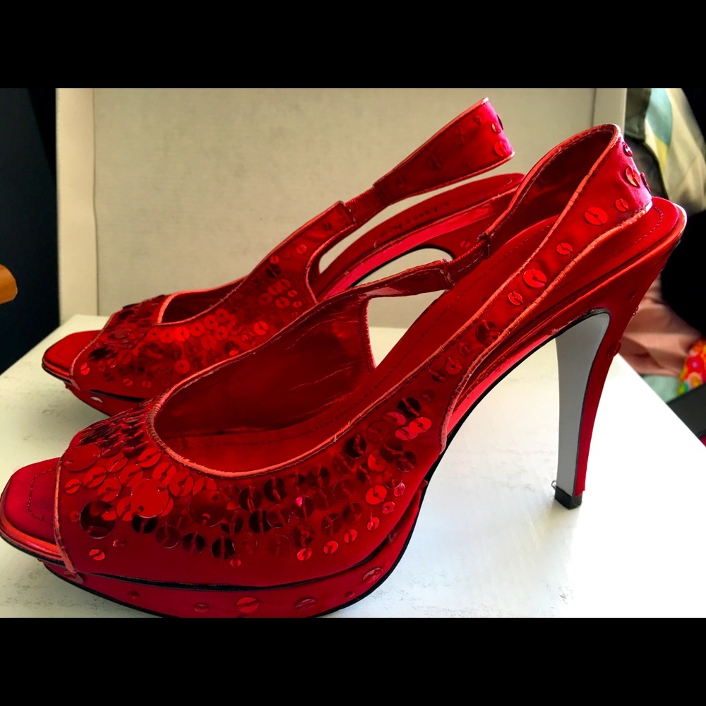 Charles by Charles David Sequined Heels Size 8.5